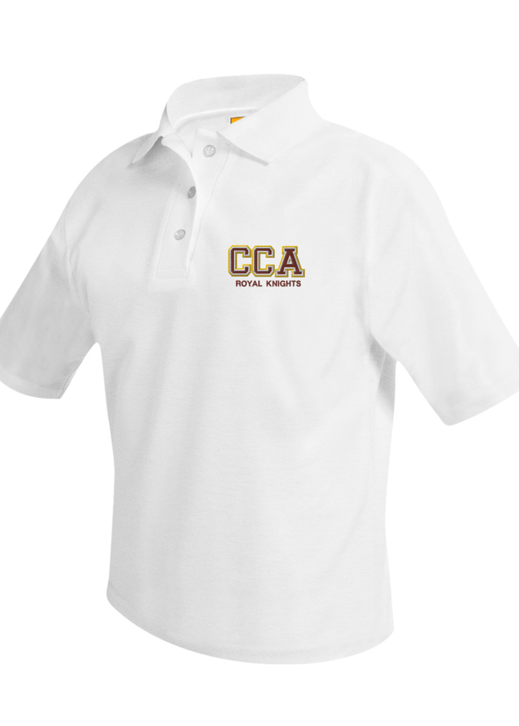 CCA Short Sleeve Pique Polo