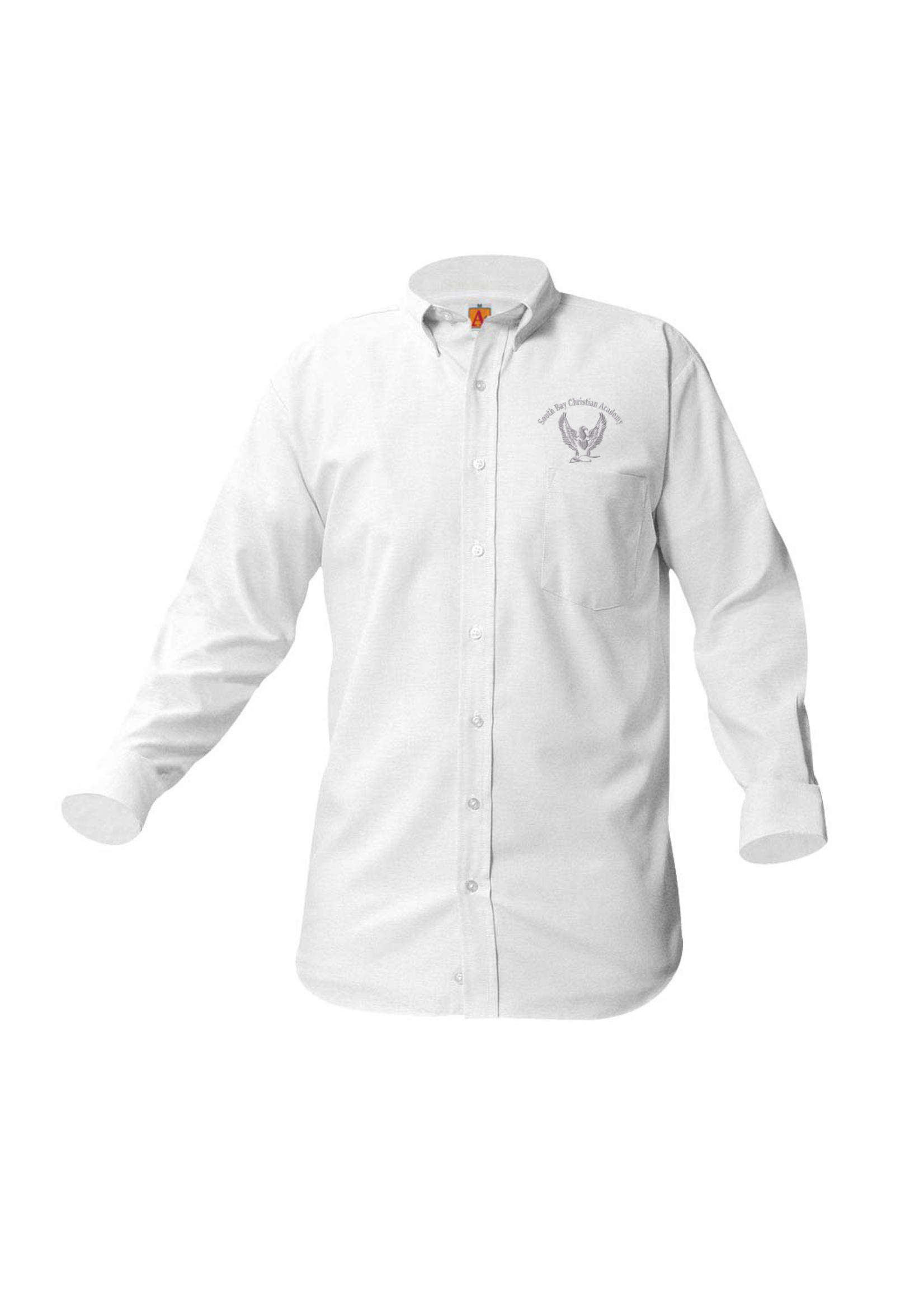 SBCA White Long Sleeve Oxford Shirt (G712)