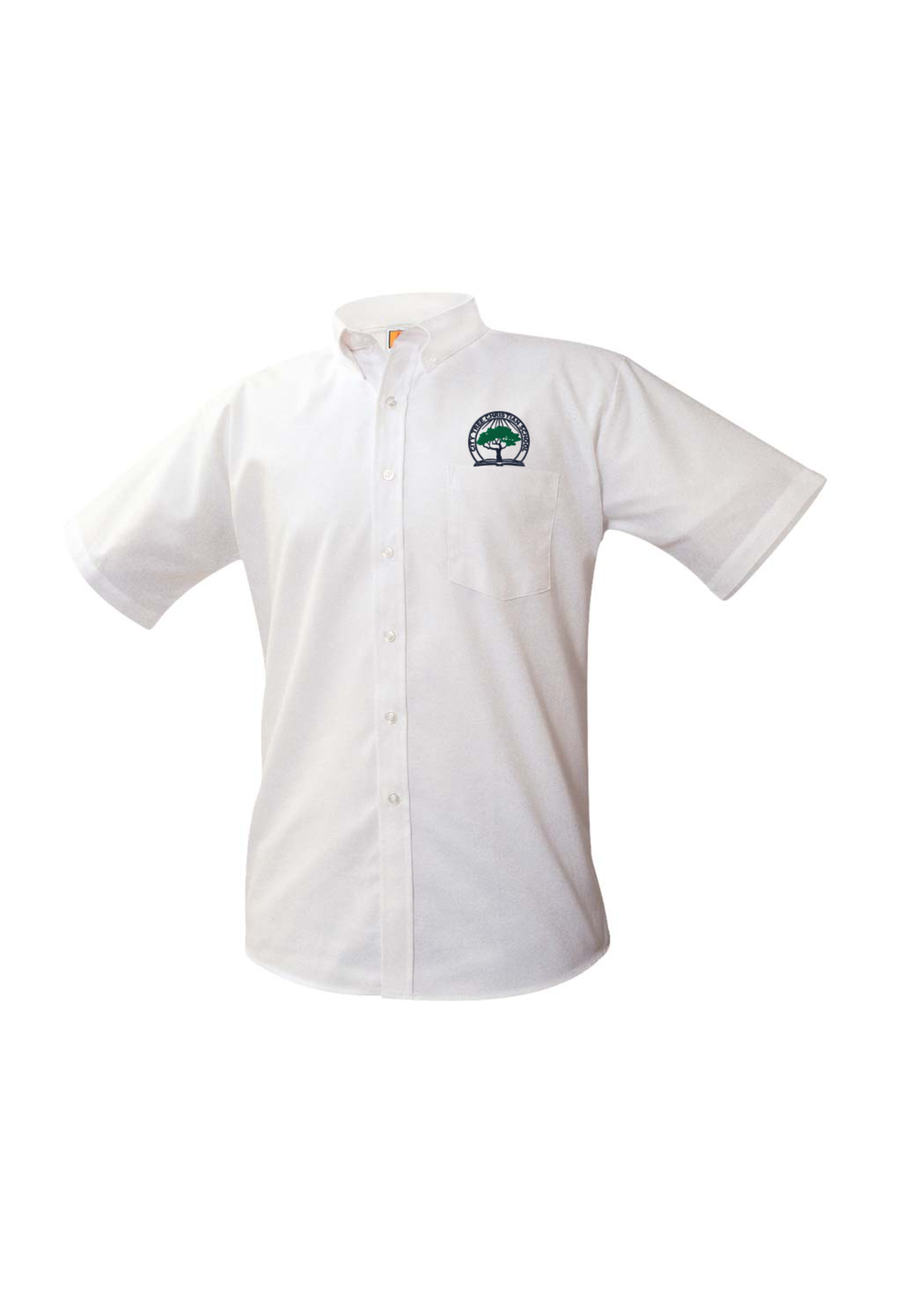 CTCS White Short Sleeve Oxford Shirt