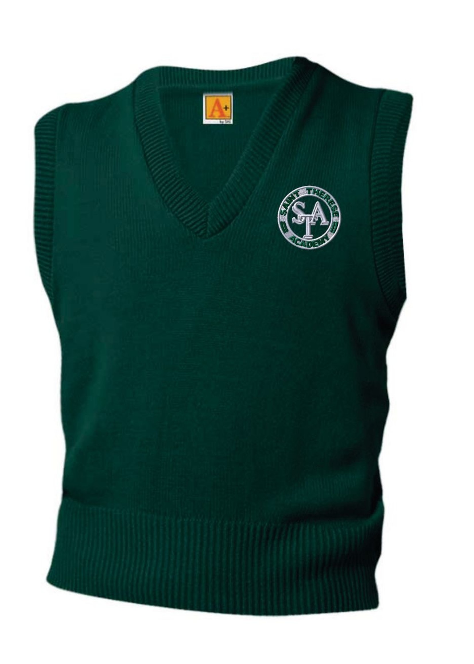 6600 STA Vest Sweater Green The Uniform Store