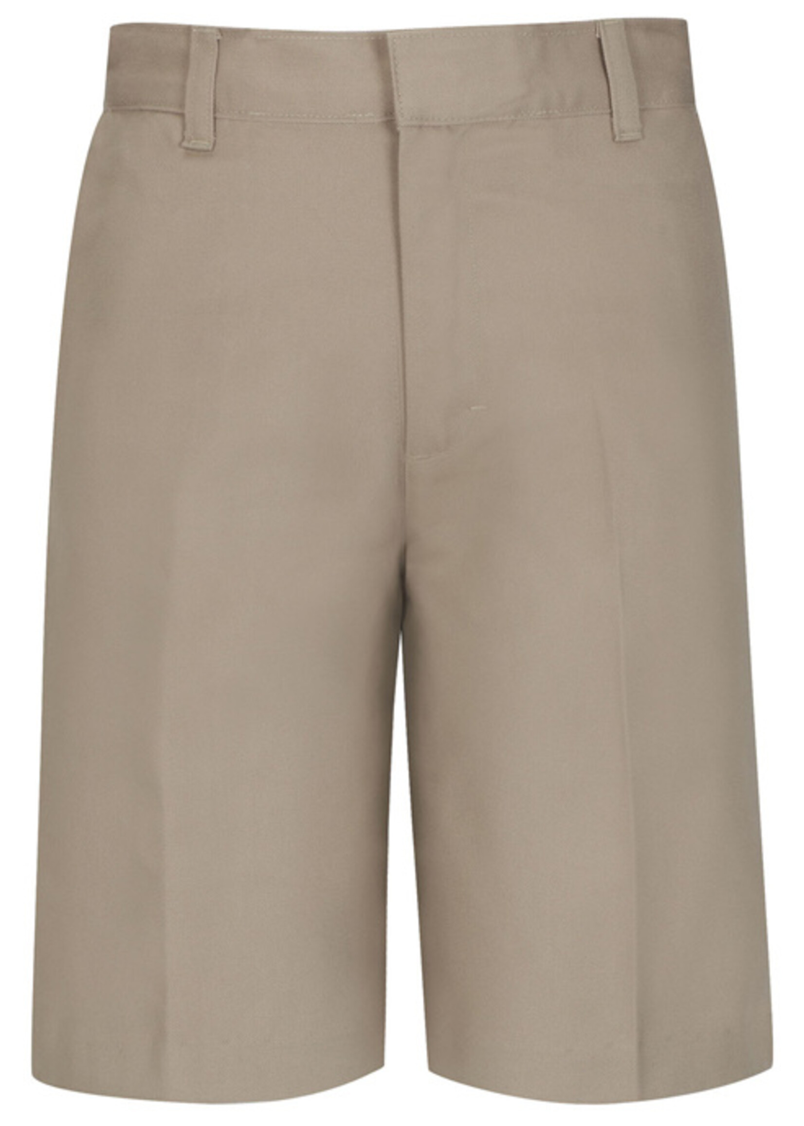 Boys Khaki Value Flat Front Shorts