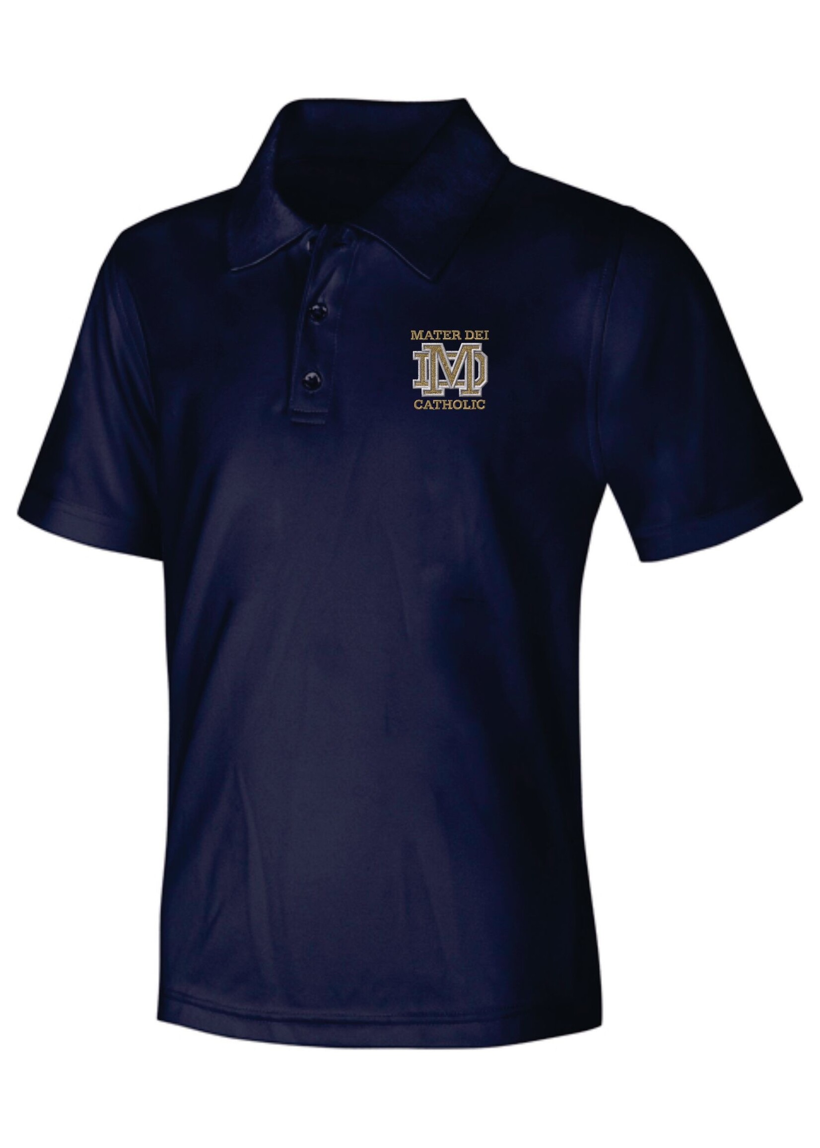 MDC Navy DryFit Short Sleeve Polo Shirt