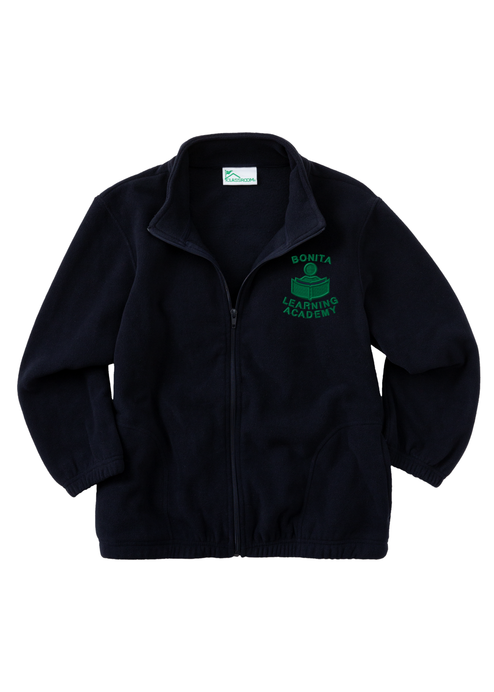 BLA Navy Value Fleece Jacket Navy