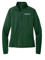 SMTA Ladies Stretch 1/2 Zip Pullover - Spartan Logo