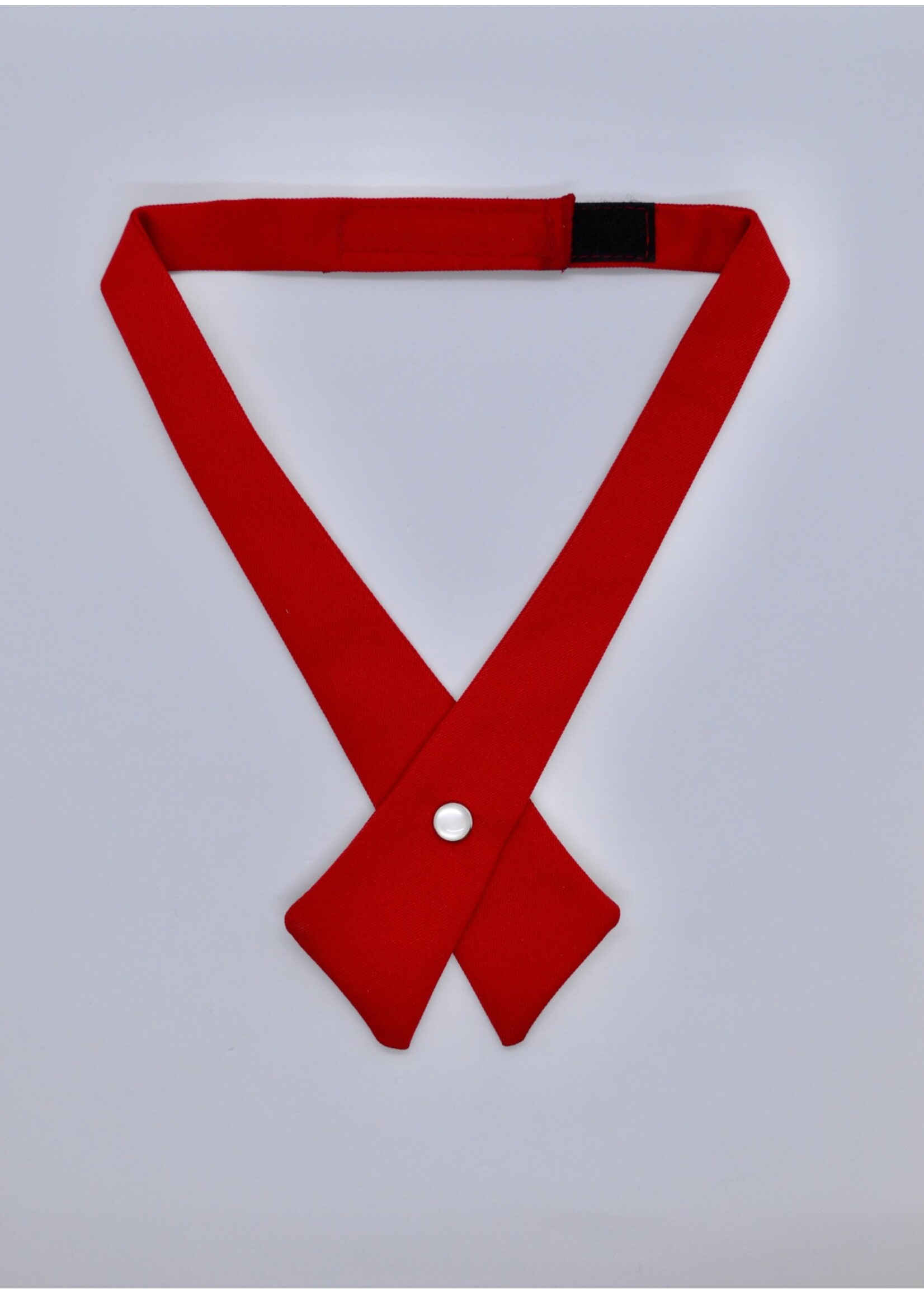OLGA Cross Tie w/velcro closure RED