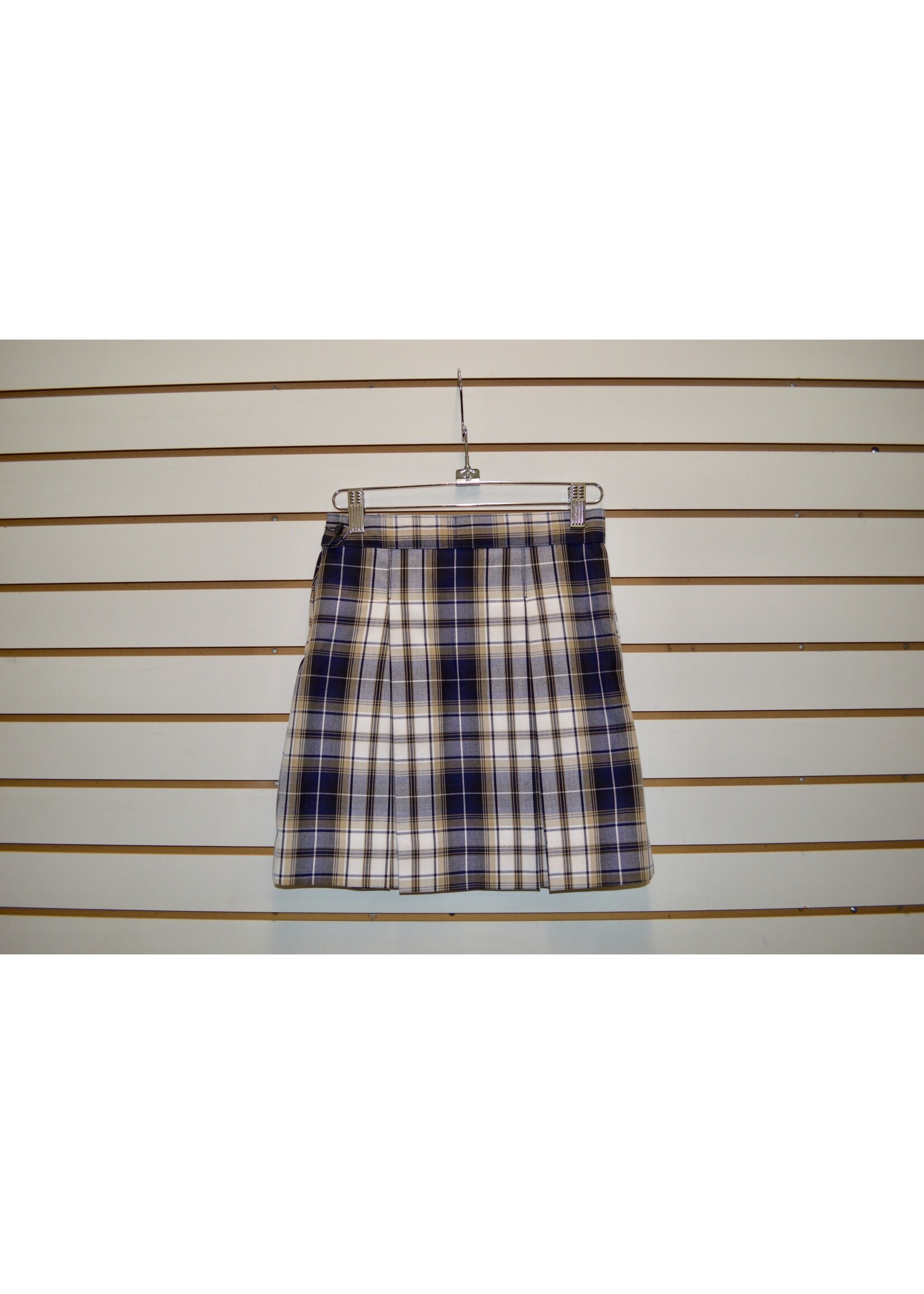 Plaid 4 pleat Skirt