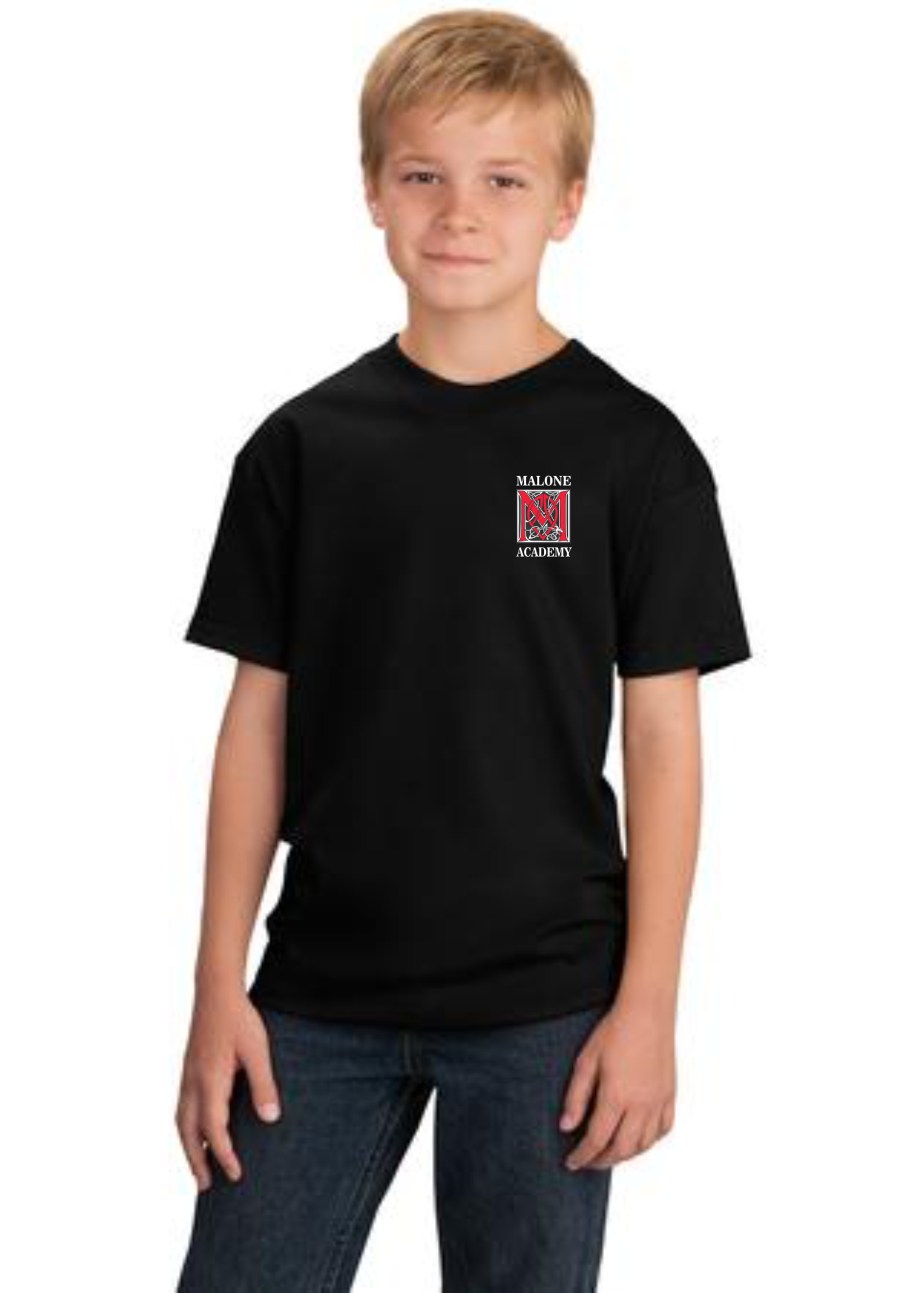 Black Malone Youth Essential T-Shirt
