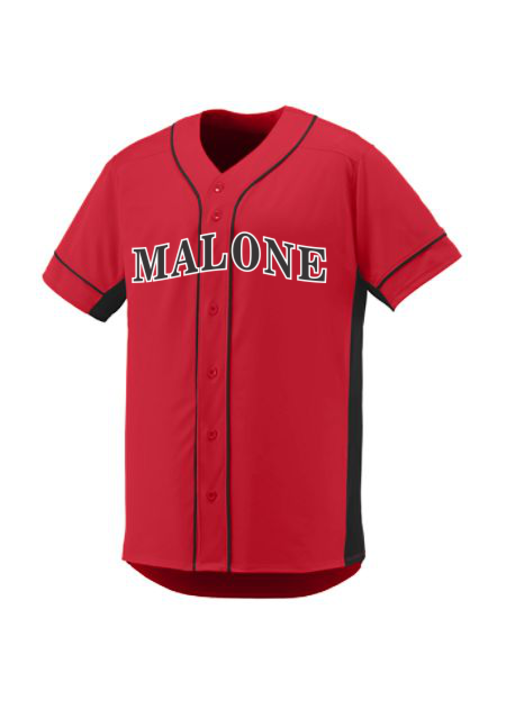 Malone Red Button Front Jersey