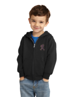 SAHS Toddler Black Fleece Full-Zip Hooded Sweatshirt