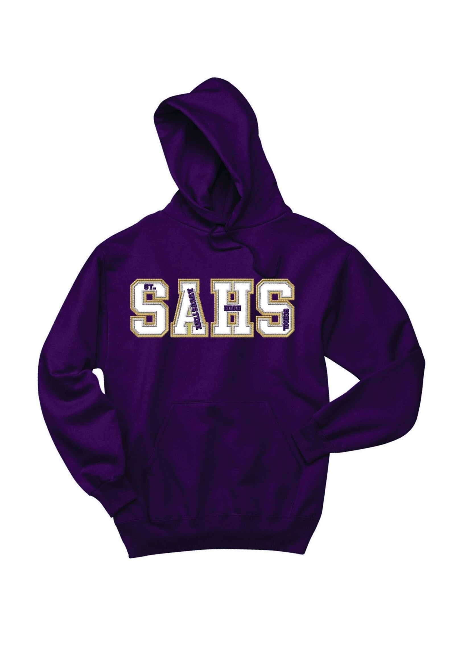SAHS Nu Blend Fleece Pullover Hoodie - Twill Purple