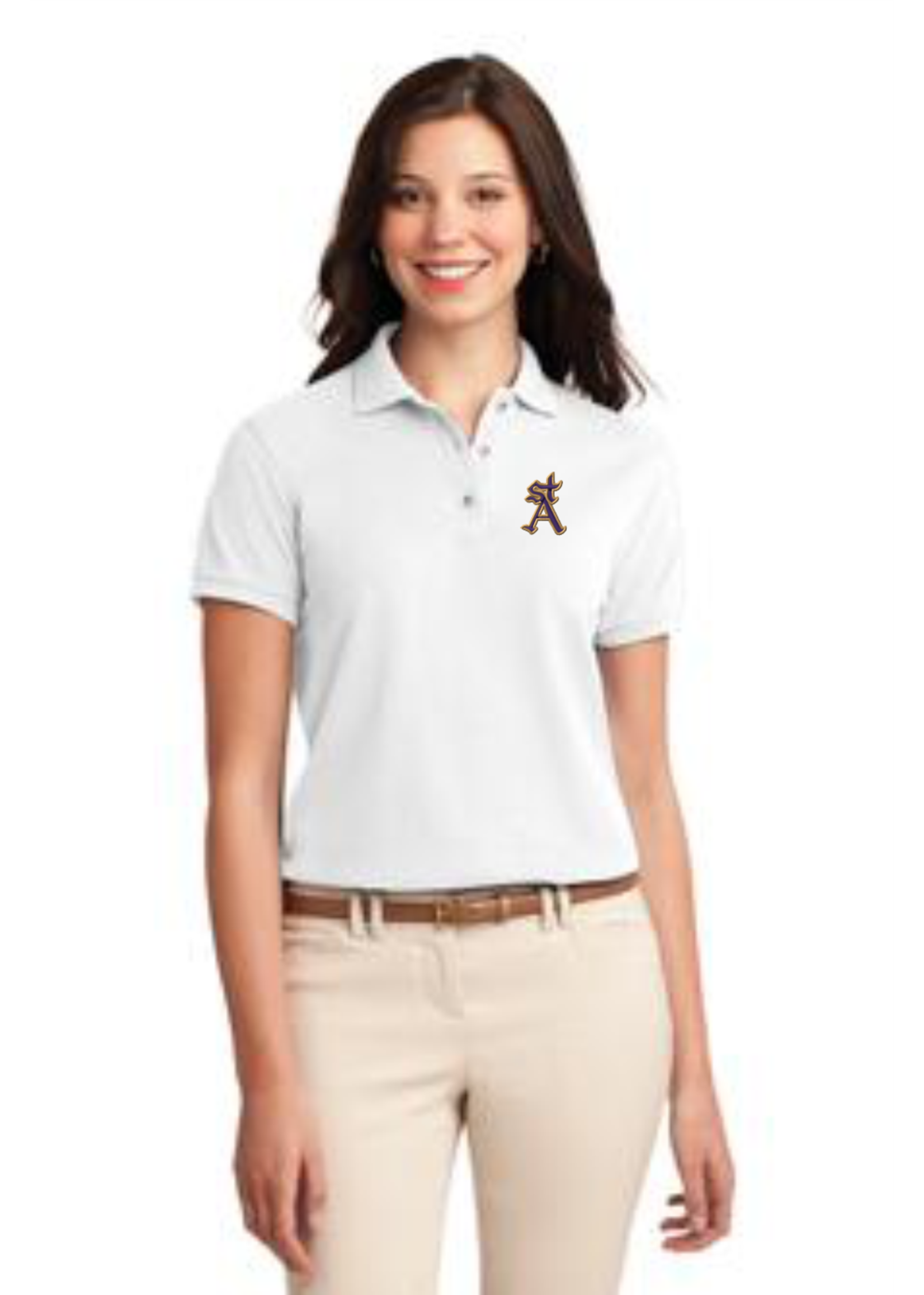 SAHS Ladies Silk Touch Polo