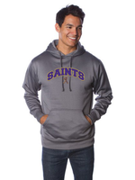 SAHS Sport-Wick Fleece Hooded Pullover w/Saints applique