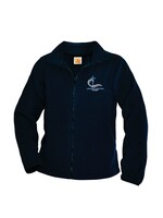 Carlsbad Navy Fleece Full Zip Jacket