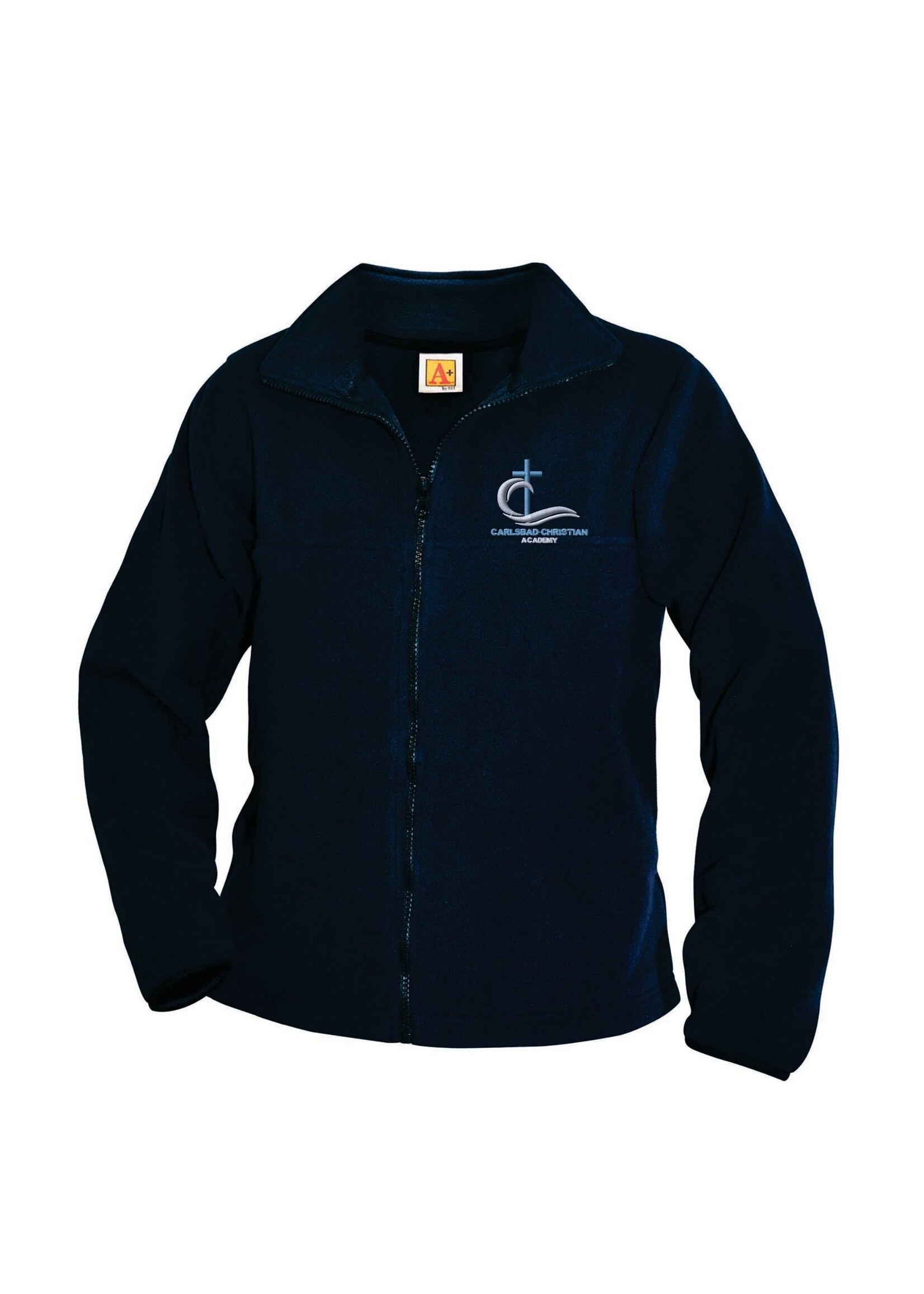 Carlsbad Navy Fleece Full Zip Jacket