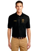 LMPD Black Silk Touch Polo