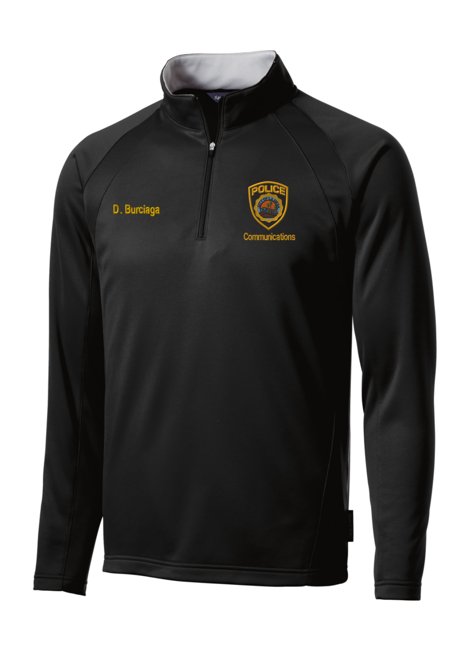 LMPD Black Sport-Wick® Fleece 1/4-Zip Pullover