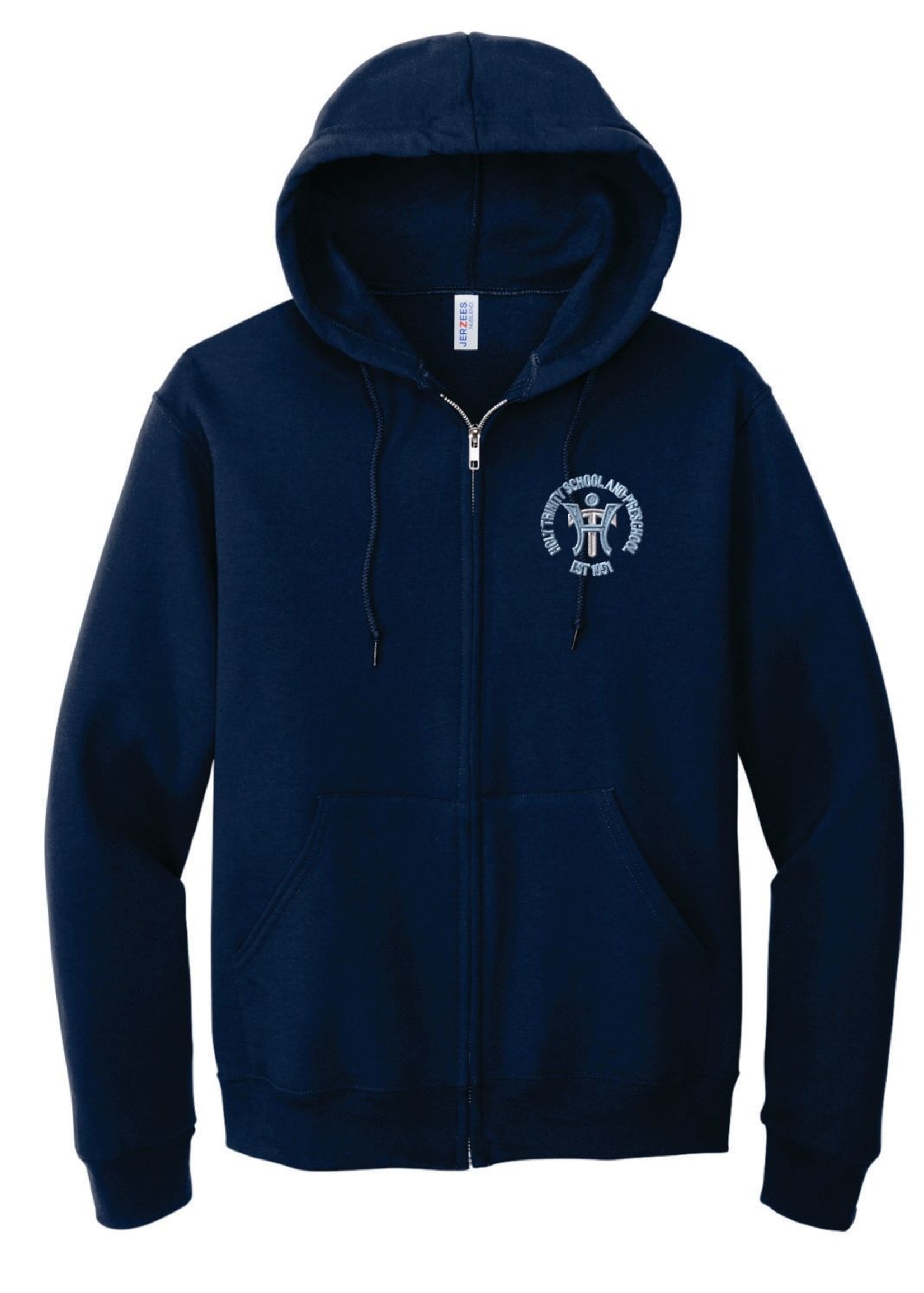 993 HTS Full Zip Hoodie Navy - The Uniform Store