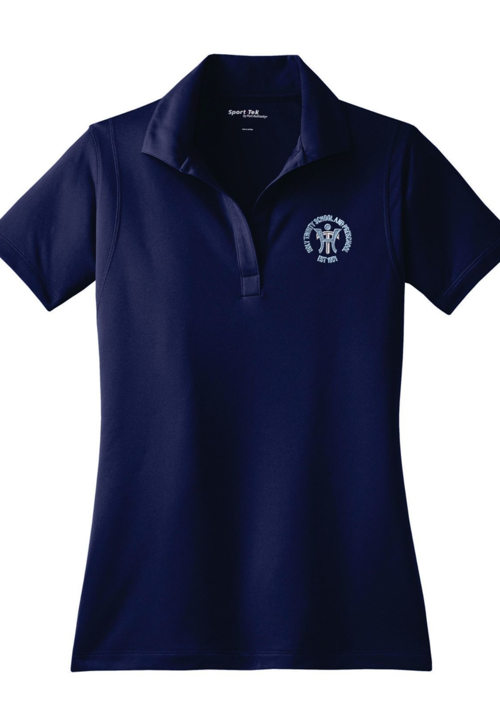 LST650 HTS Ladies Micropique Sport Wick Polo Navy - The Uniform Store