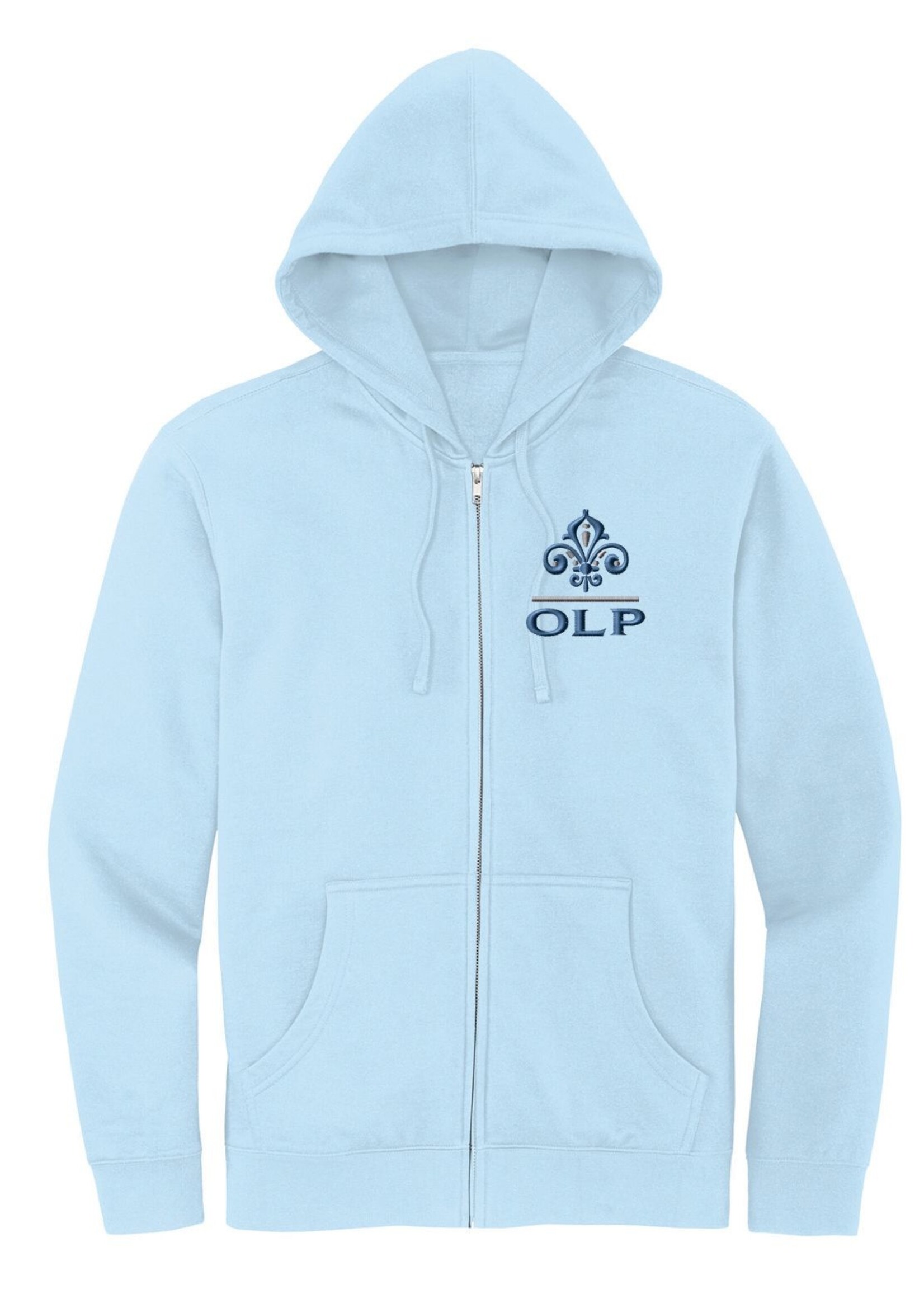 OLP Ice Blue  Full Zip Sweatshirt