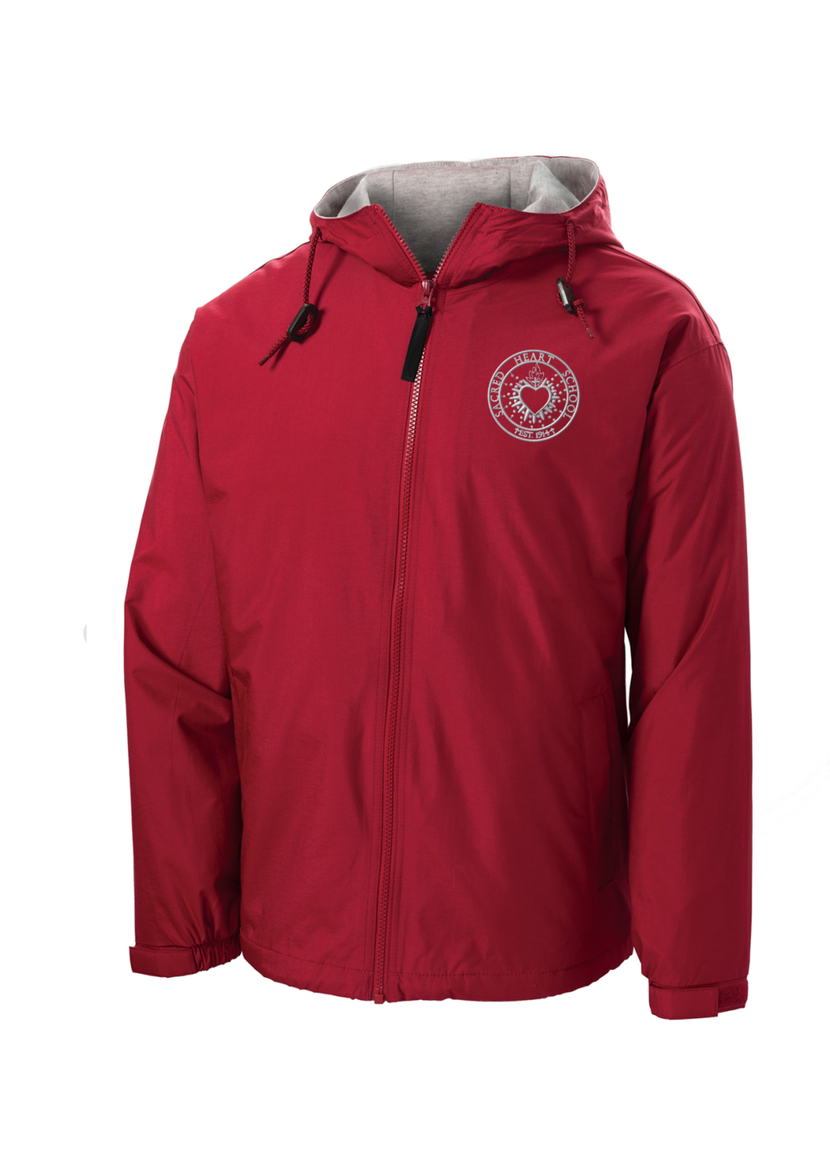 SHS Red Hooded Full Zip Baywatch Jacket