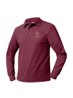 SCBA Long Sleeve Pique Polo Grades 6-8