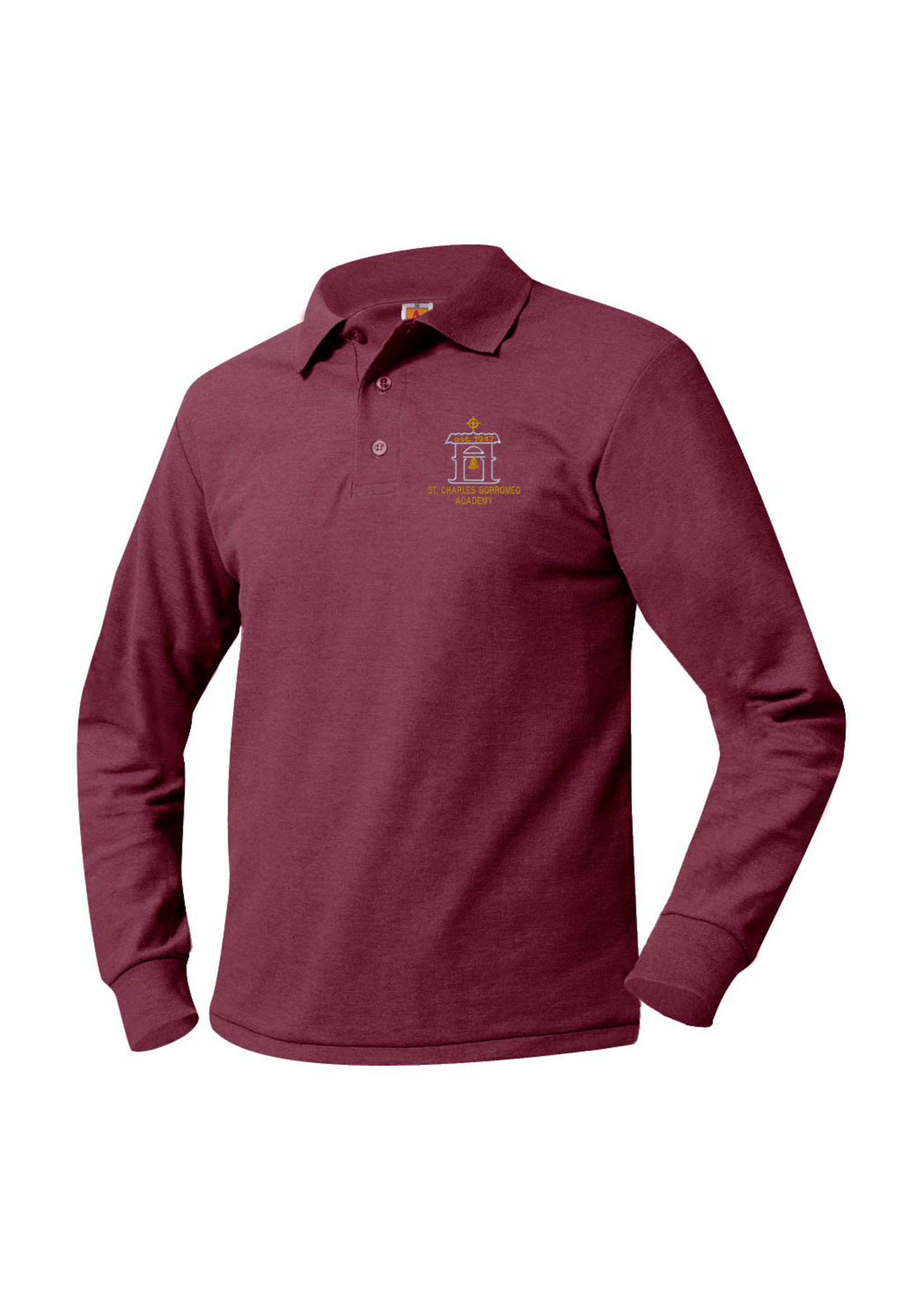 SCBA Long Sleeve Pique Polo Grades 6-8