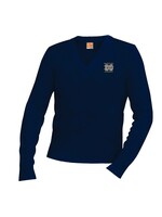 MDC Navy Pullover V-Neck Sweater