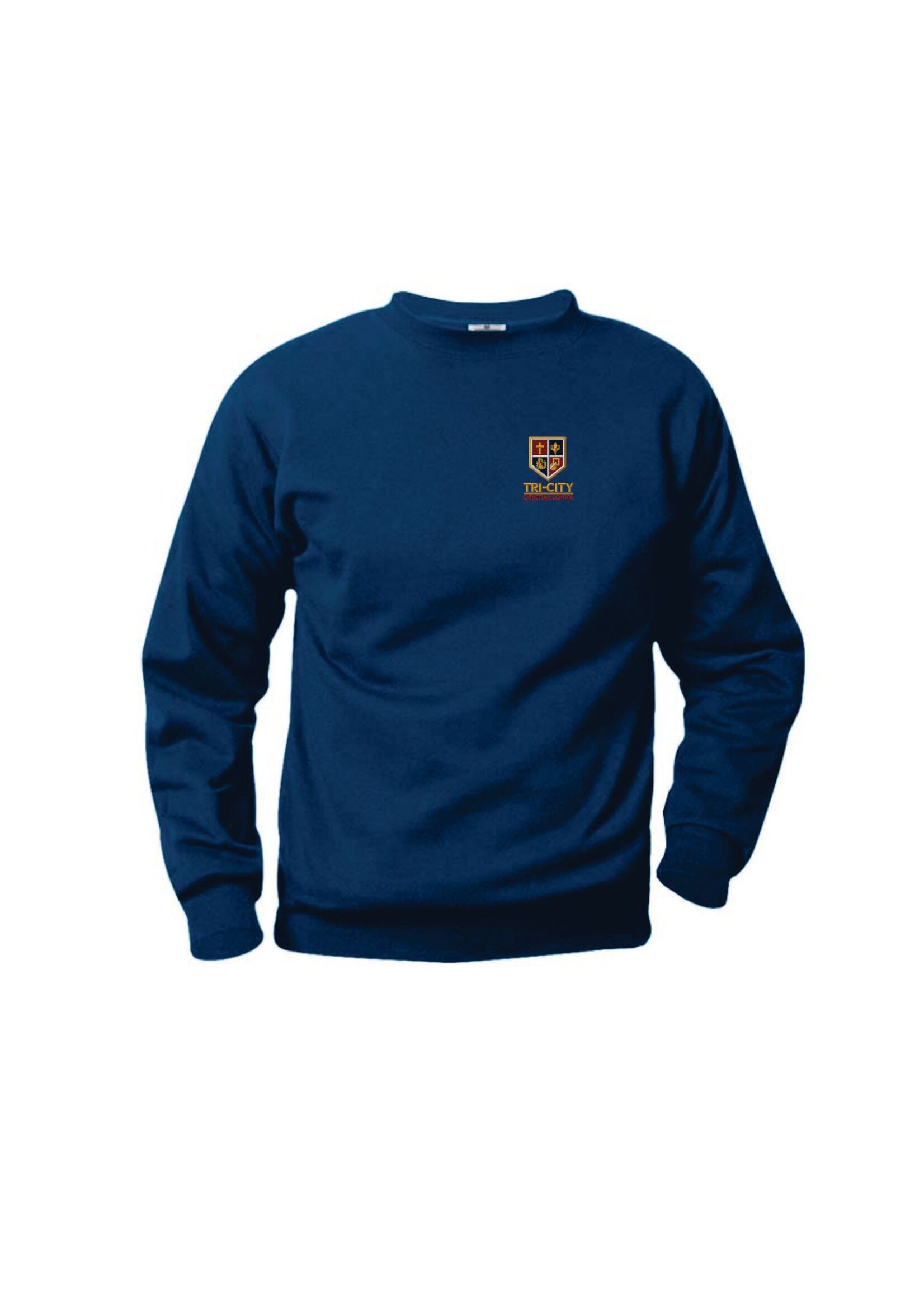 TCCS Navy Fleece Crewneck Sweatshirt