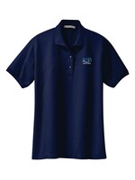 OLP ASB Navy Ladies Silk Touch Polo