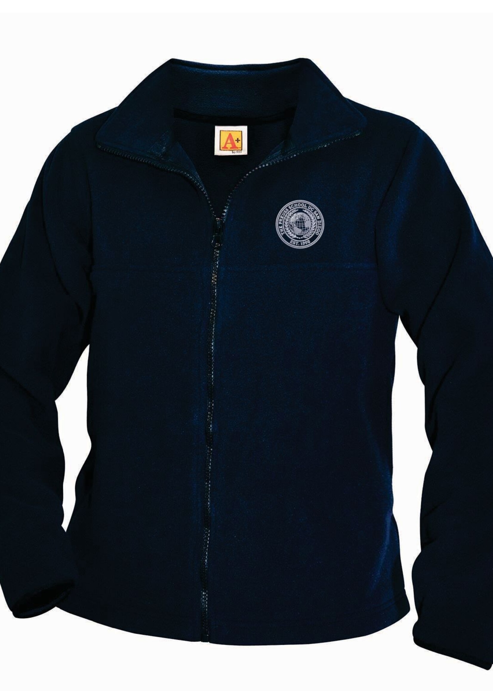 Preuss Navy Fleece Full Zip Jacket