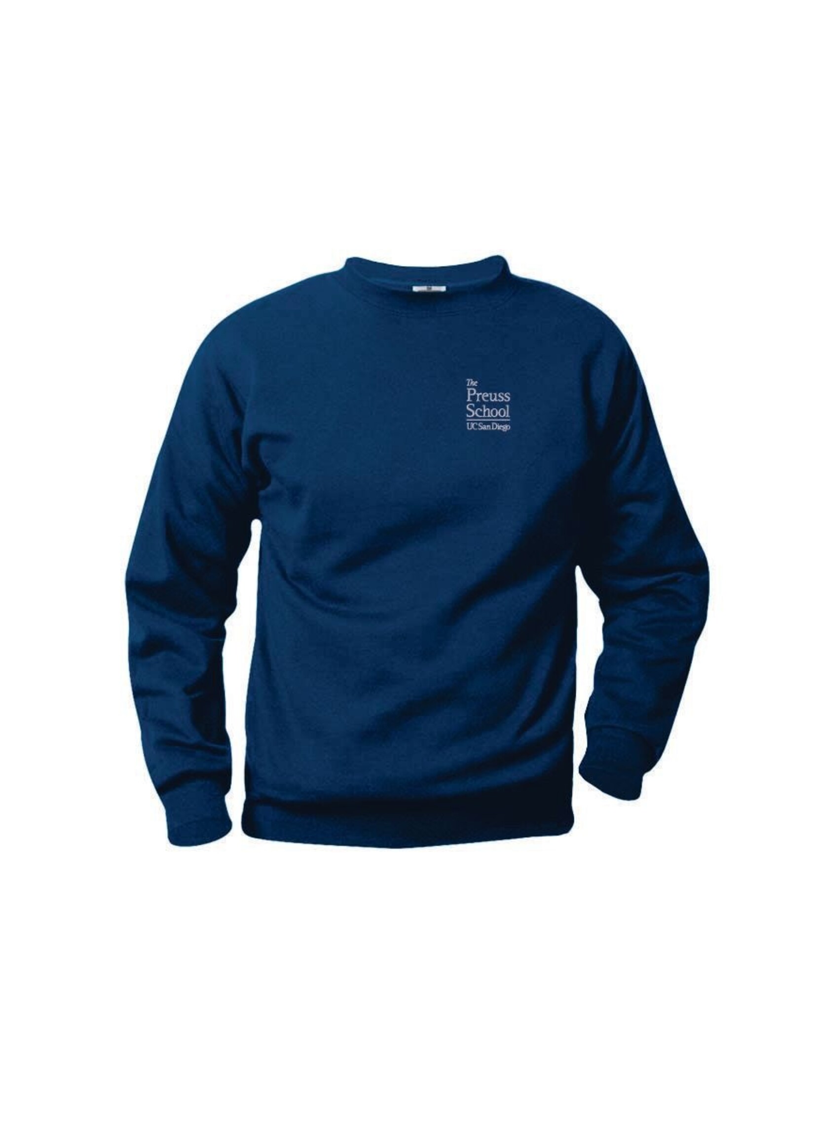 Preuss Navy Fleece Crewneck Sweatshirt