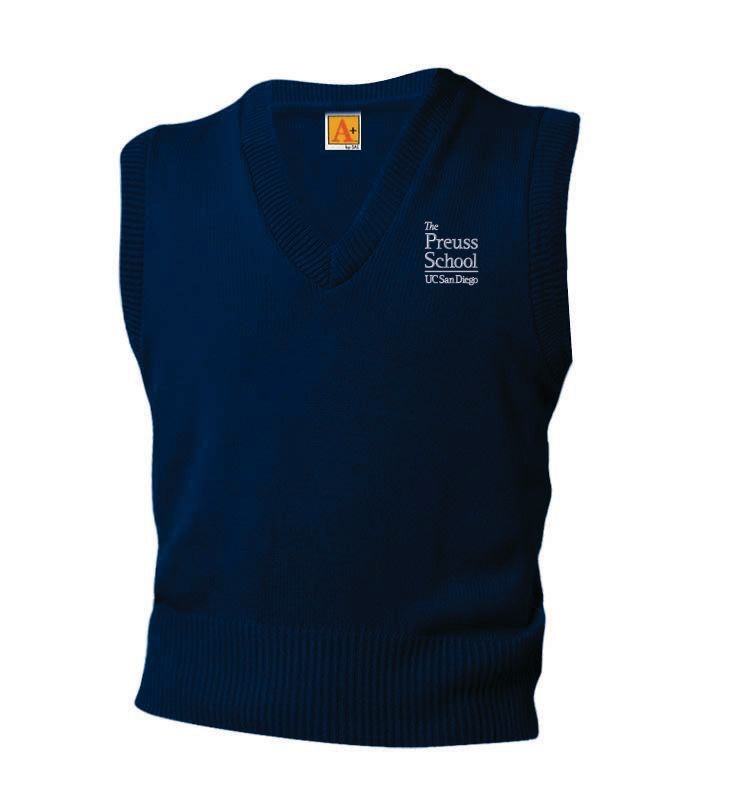 6600 PS Vest Sweater Navy - The Uniform Store
