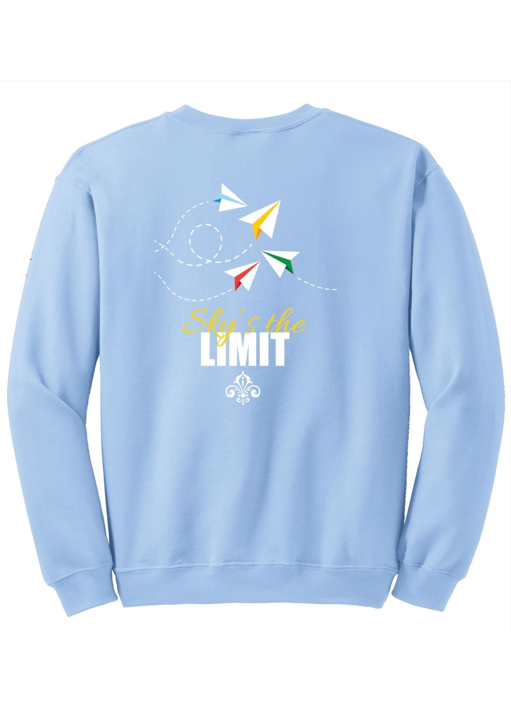 18000 OLP Women's Crew Sweatshirt Sky's the limit *Sold at School Store*