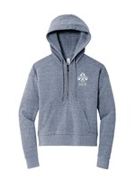 DT1311 OLP Ladies Fleece 1/2 Zip Pullover - Navy Frost Store