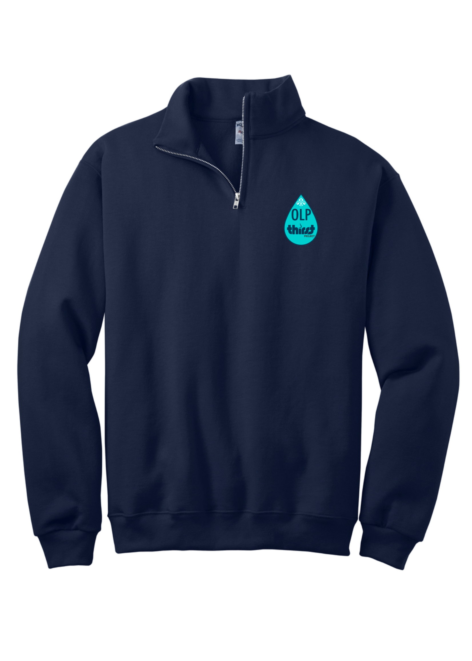 OLP 1/4-Zip Sweatshirt with Cadet Collar Thirst Project Club