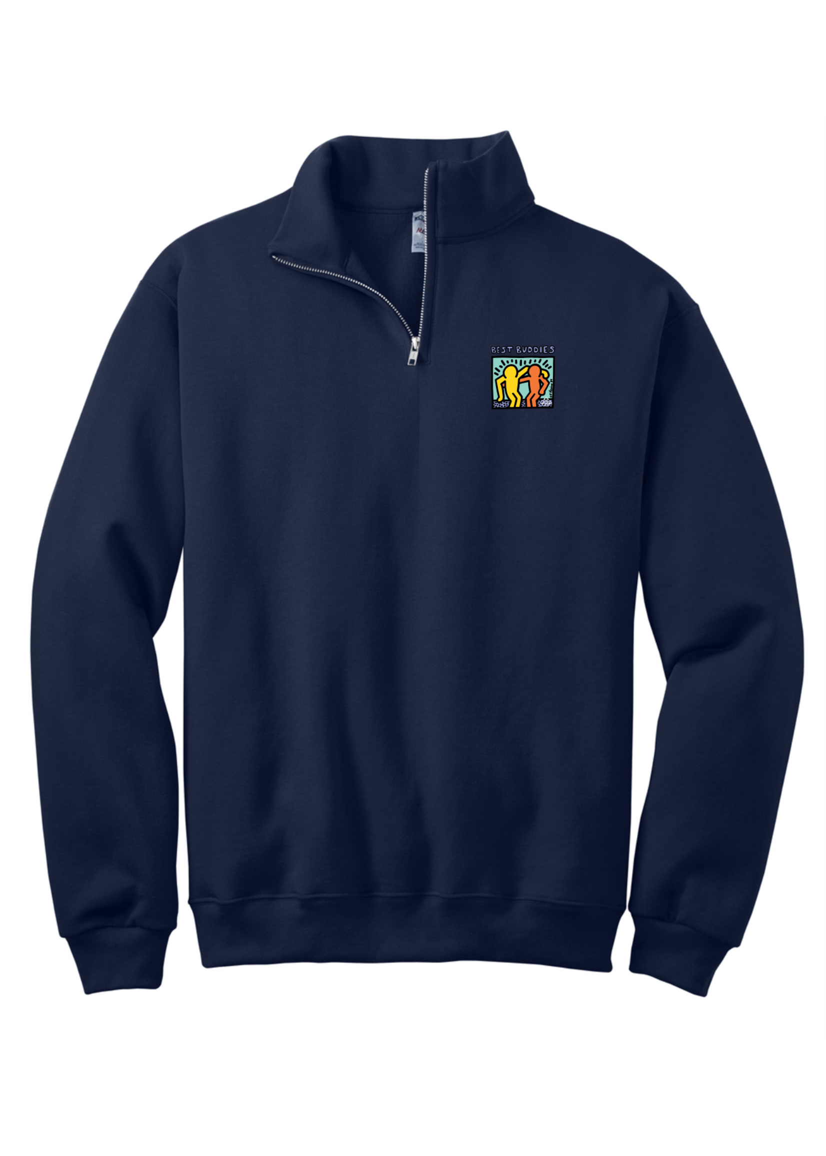 OLP1/4-Zip Sweatshirt with Cadet Collar Best Buddies Club