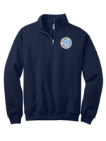 OLP 1/4-Zip Sweatshirt with Cadet Collar Decor Club