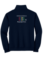 OLP 1/4-Zip Sweatshirt with Cadet Collar Shaping Bright Futures Club
