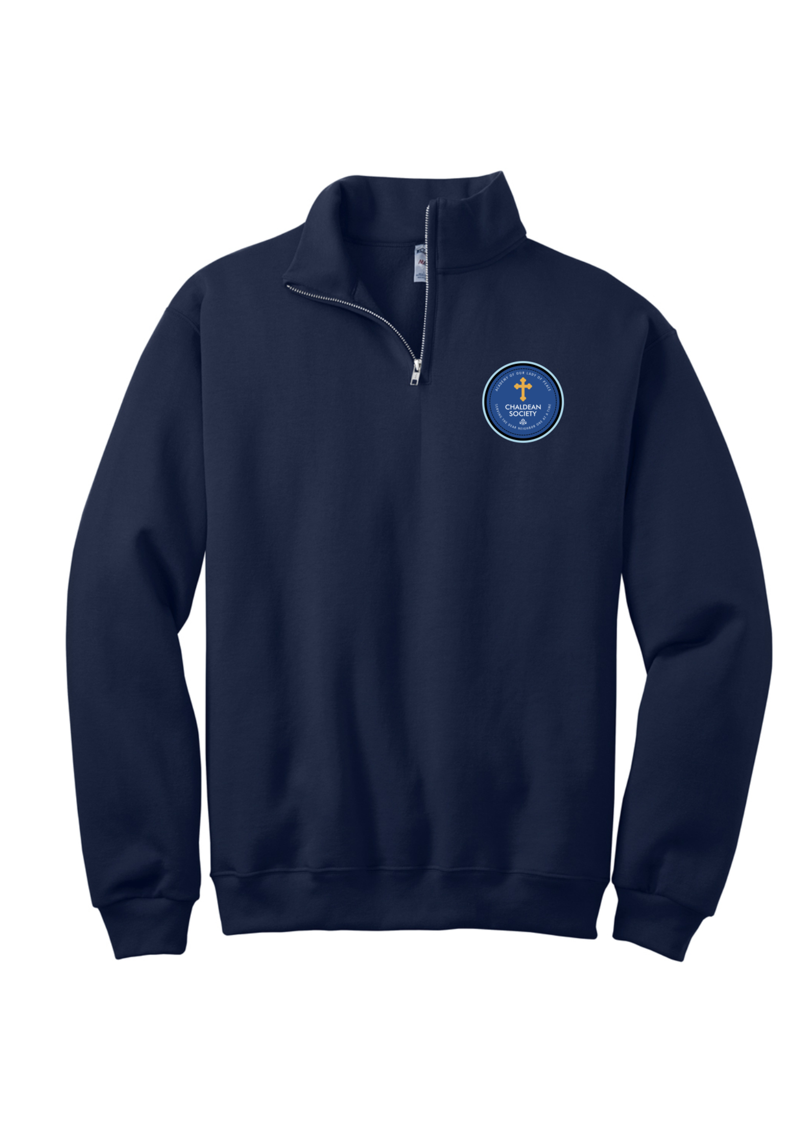 OLP 1/4-Zip Sweatshirt with Cadet Collar Chaldean Club