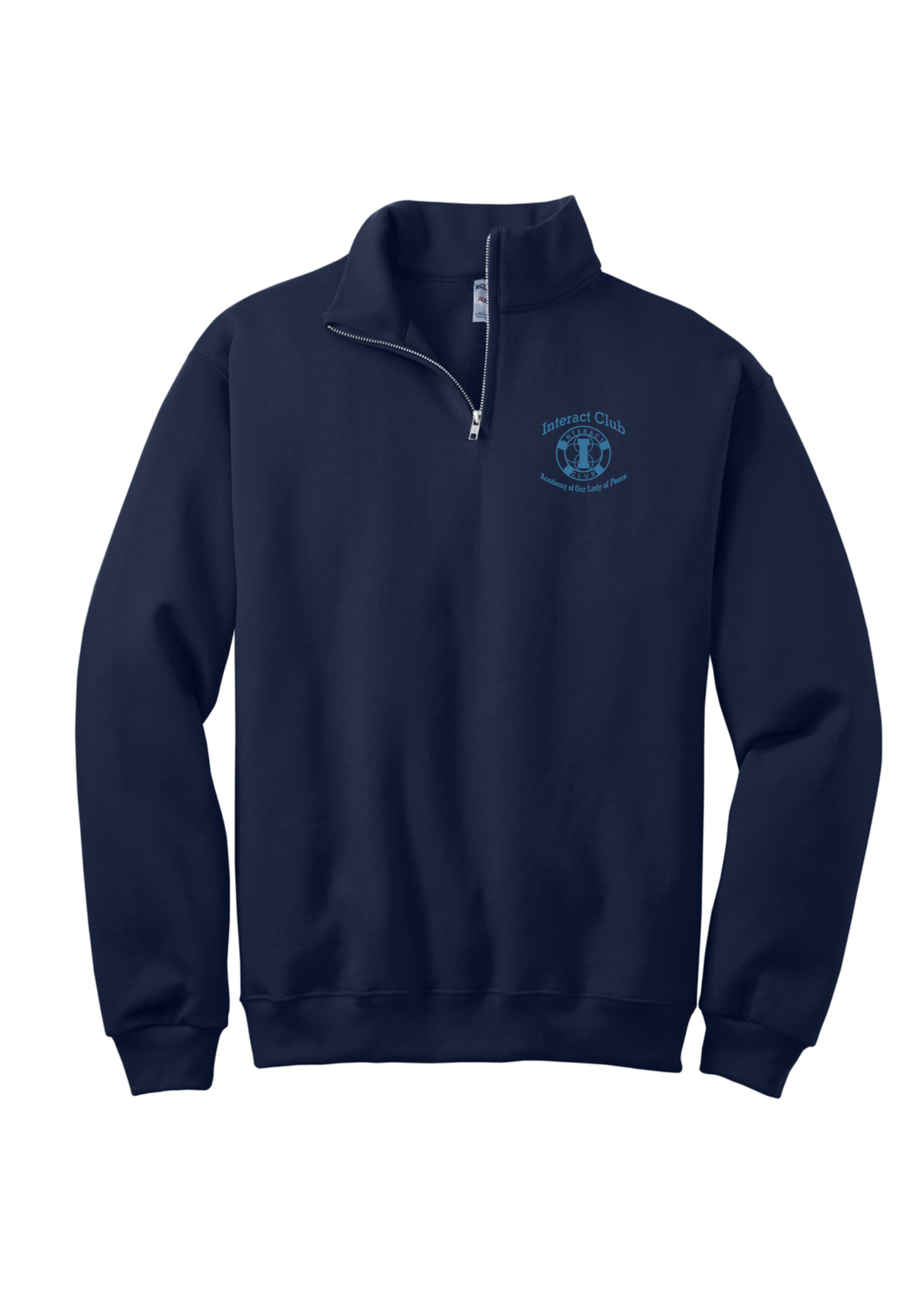 OLP 1/4-Zip Sweatshirt with Cadet Collar Interact Club