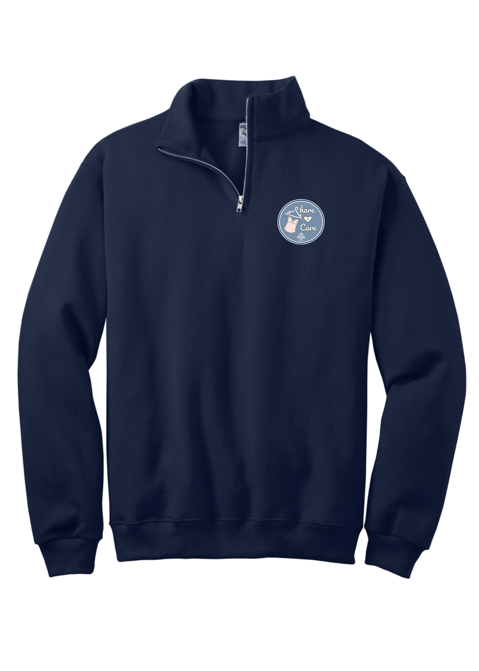 OLP 1/4-Zip Sweatshirt with Cadet Collar Share to Care Club