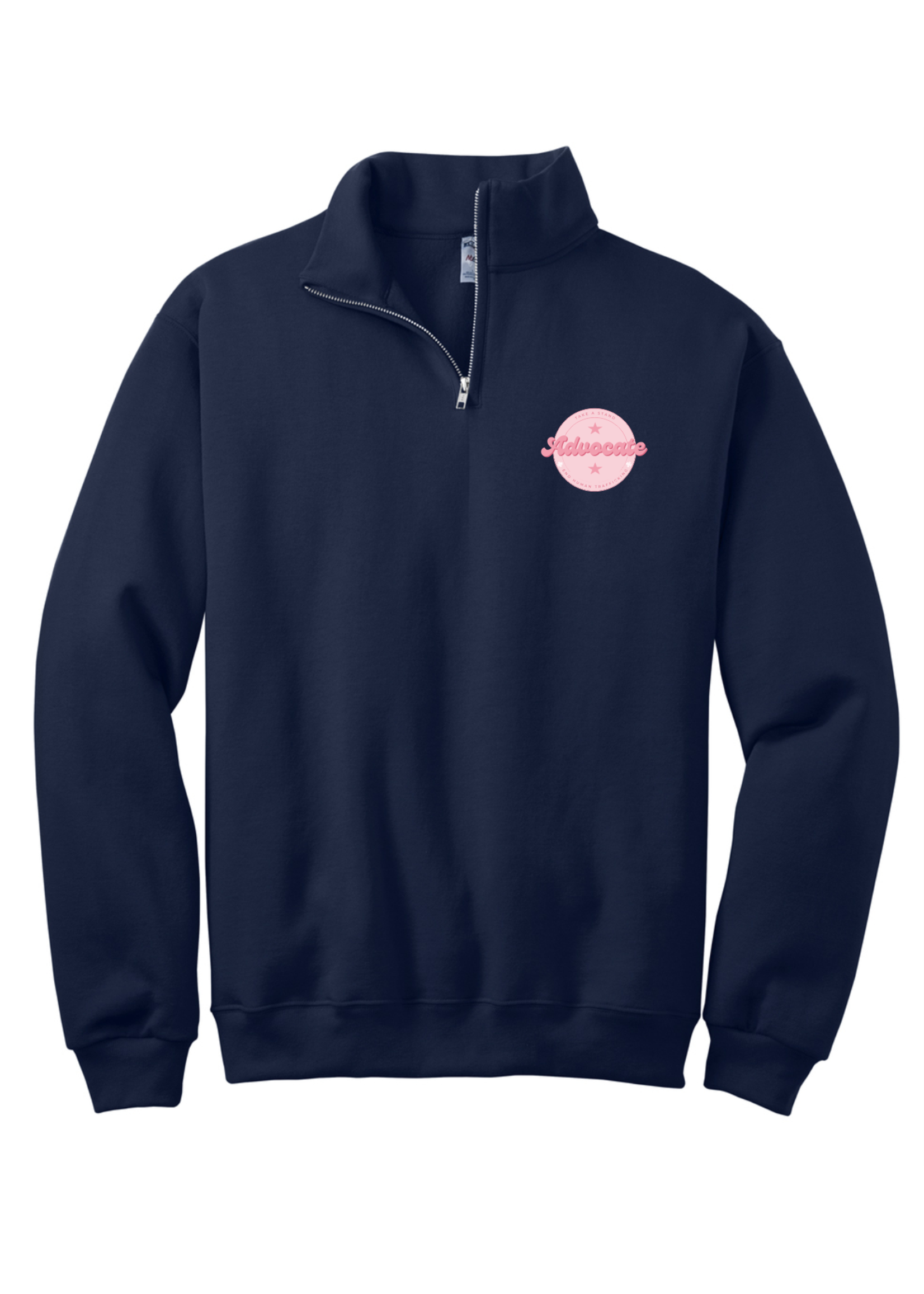 OLP  1/4-Zip Sweatshirt with Cadet Collar Advocate Club