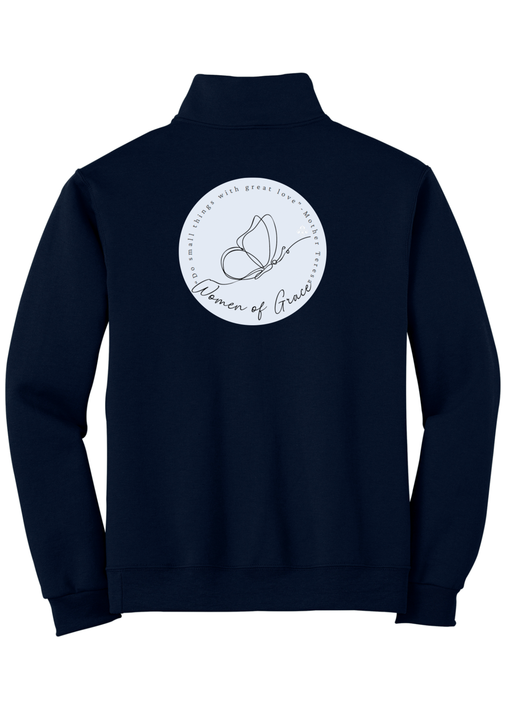 OLP 1/4-Zip Sweatshirt with Cadet Collar Women of Grace  Club