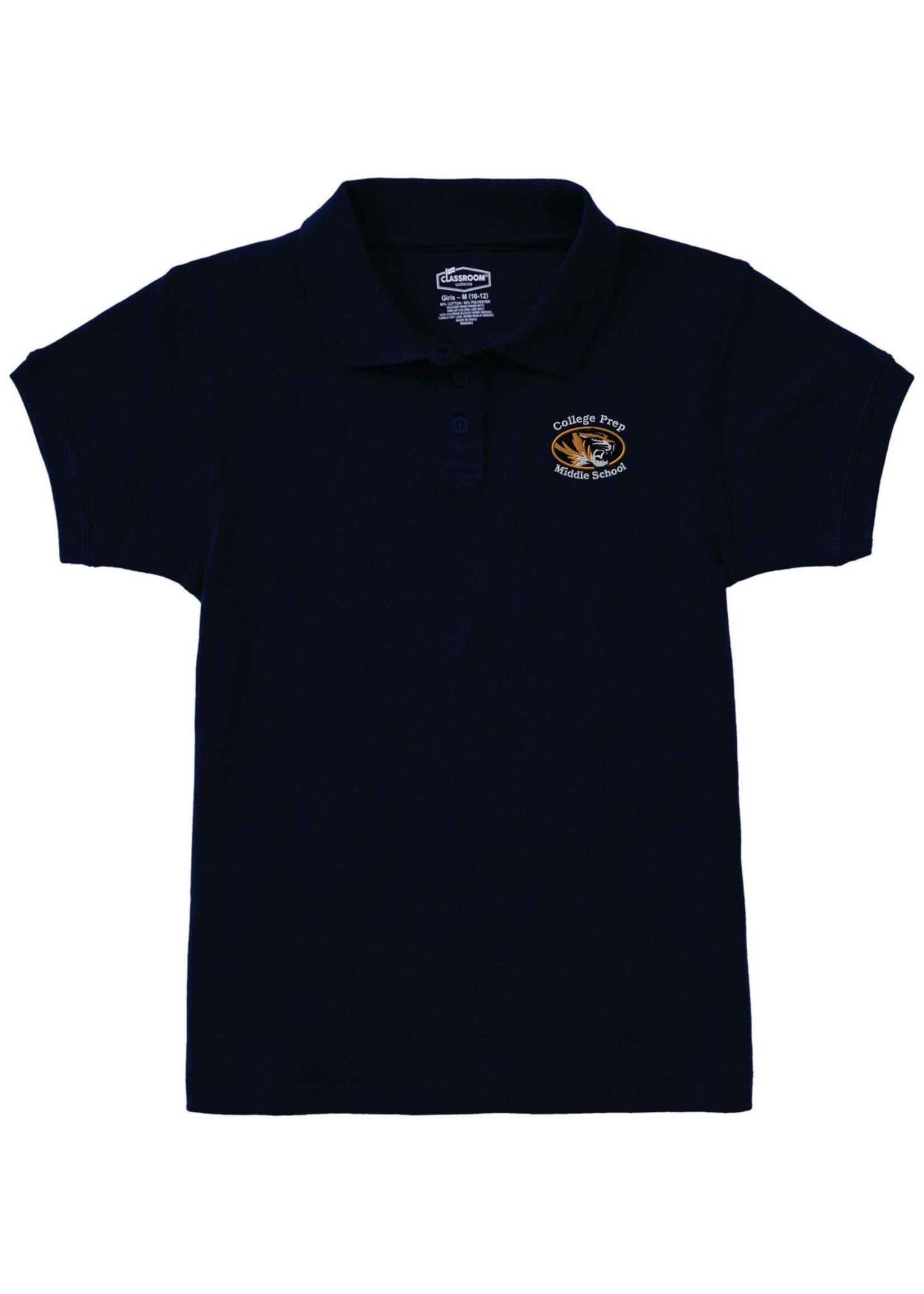 CPMS Navy Female Polo Interlock SS Navy