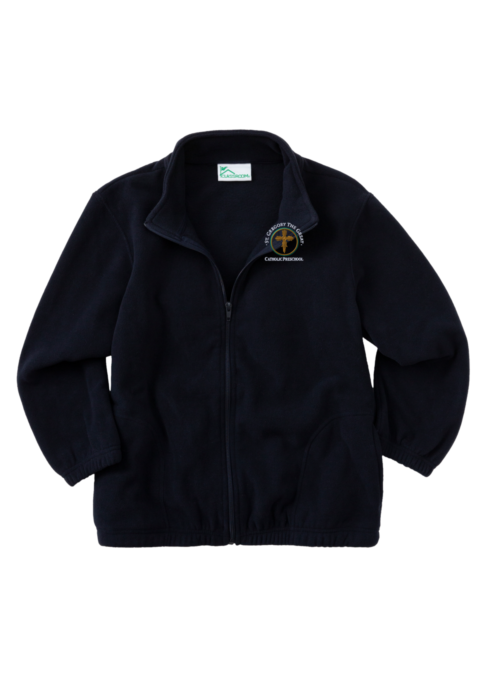SGGP Navy Value Full Zip Fleece Jacket