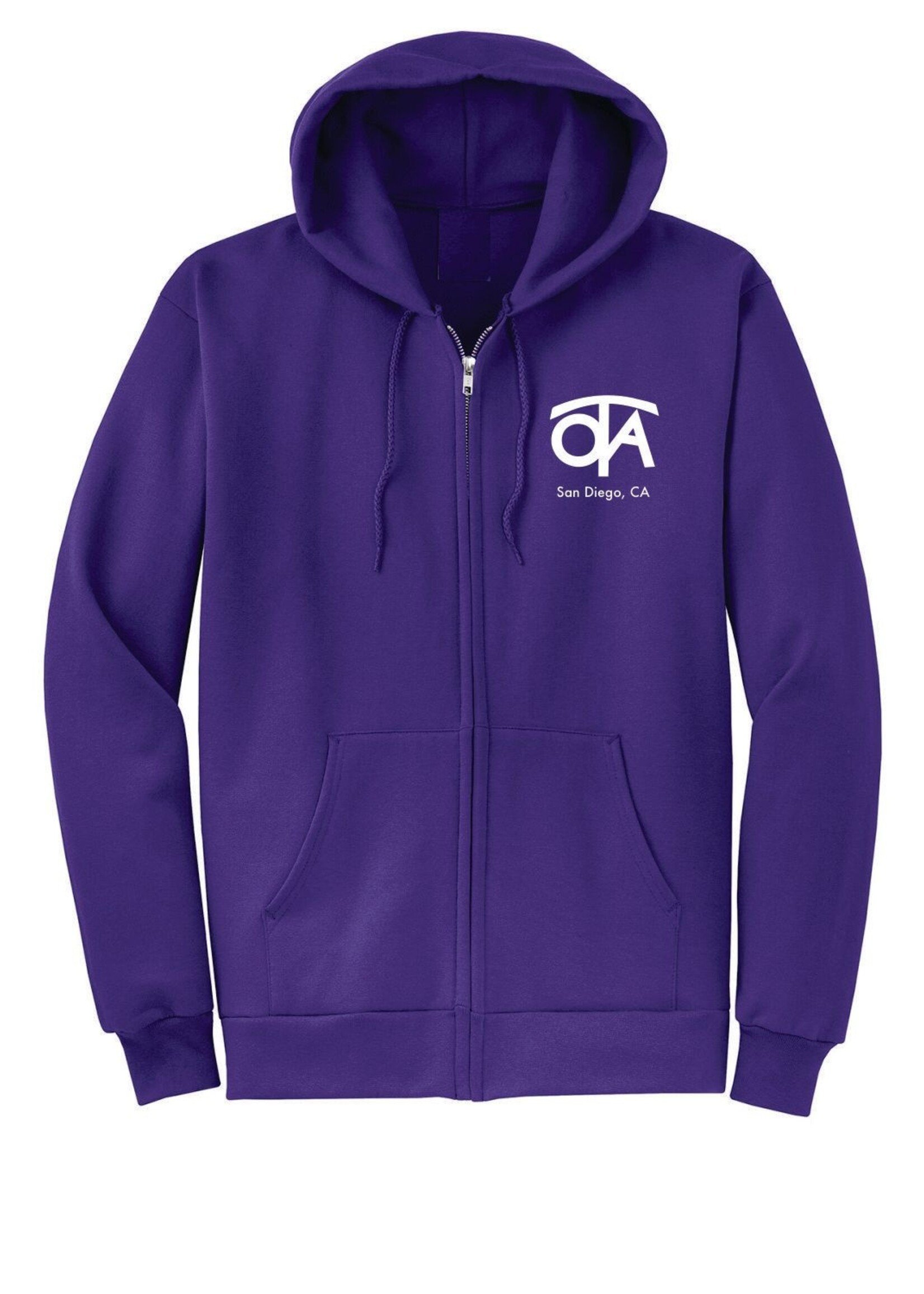OTA Purple Full Zip Hoodie