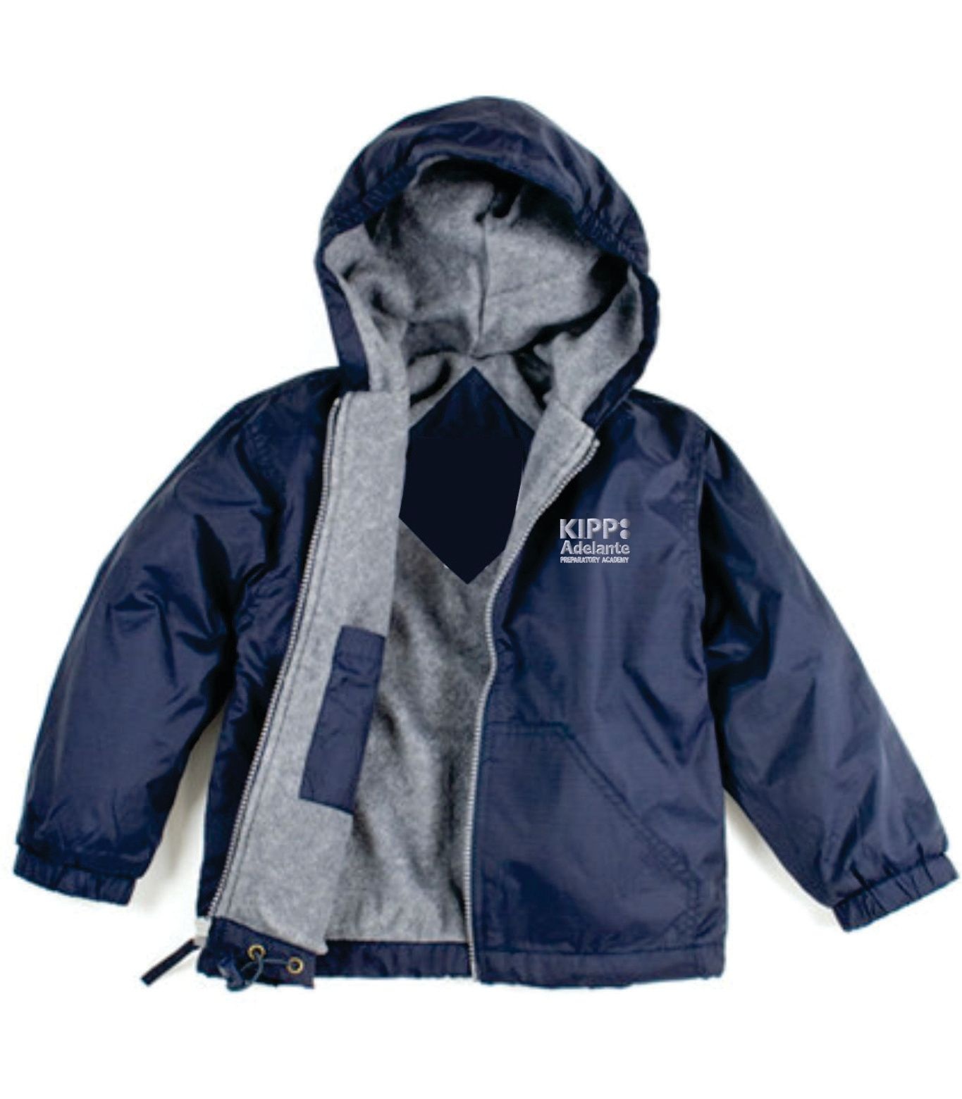 Khakis Hooded Wind Jacket Navy