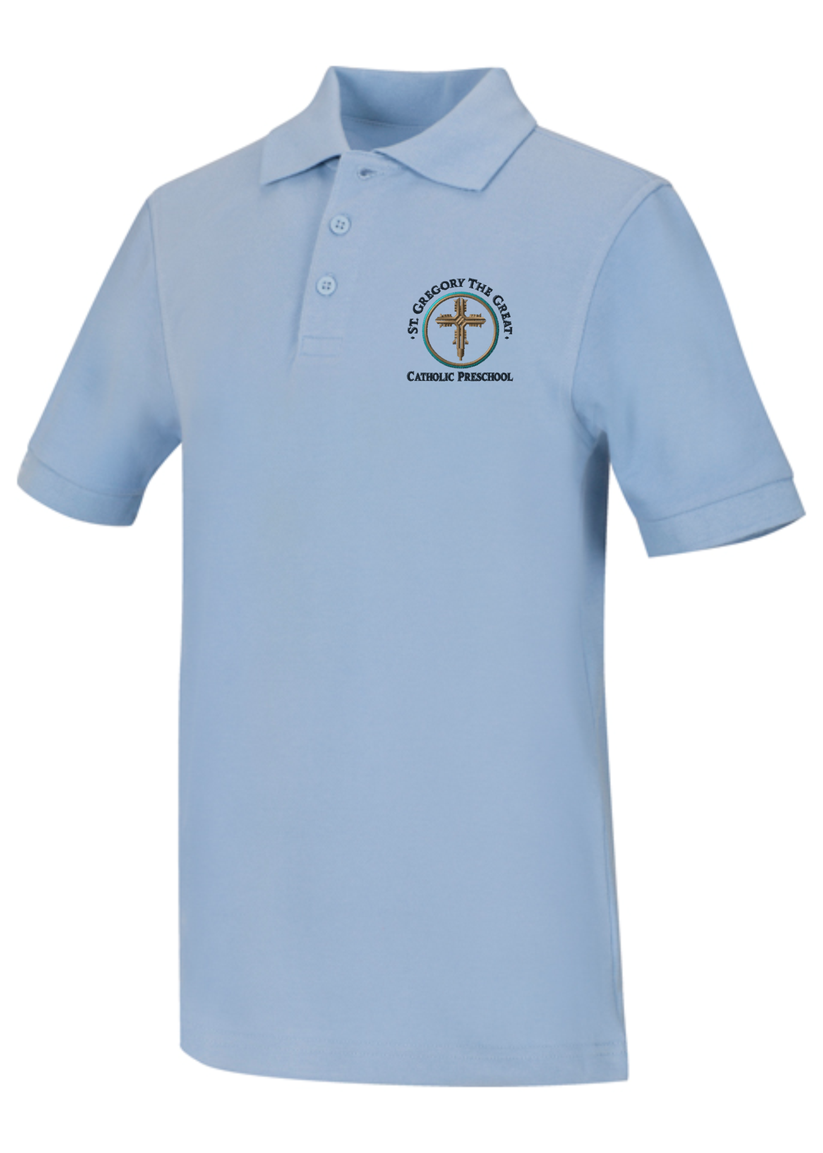 SGGP Value Pique Lt Blue Short Sleeve Polo