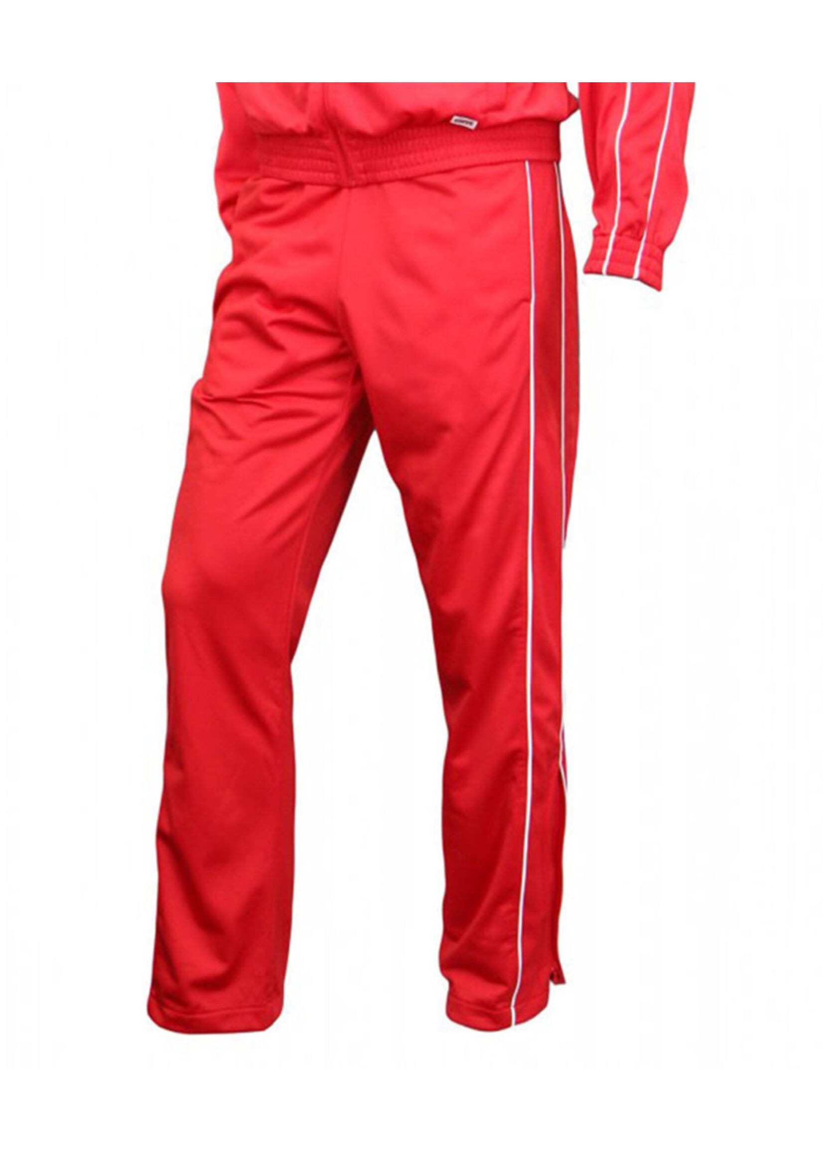 Red Tricot Warm Up Pants