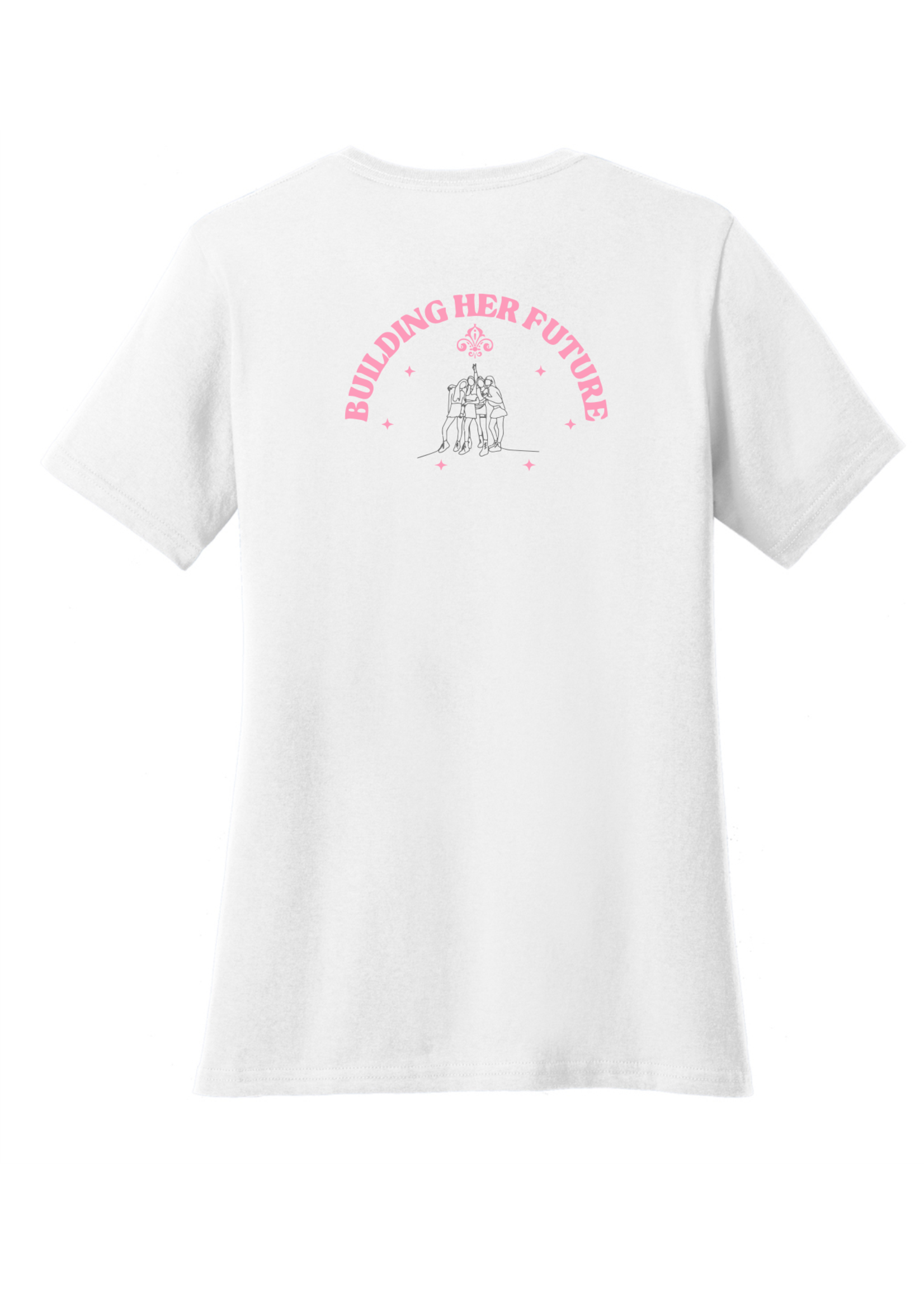 OLP Cotton Crew Neck Tee Building Her Future Club